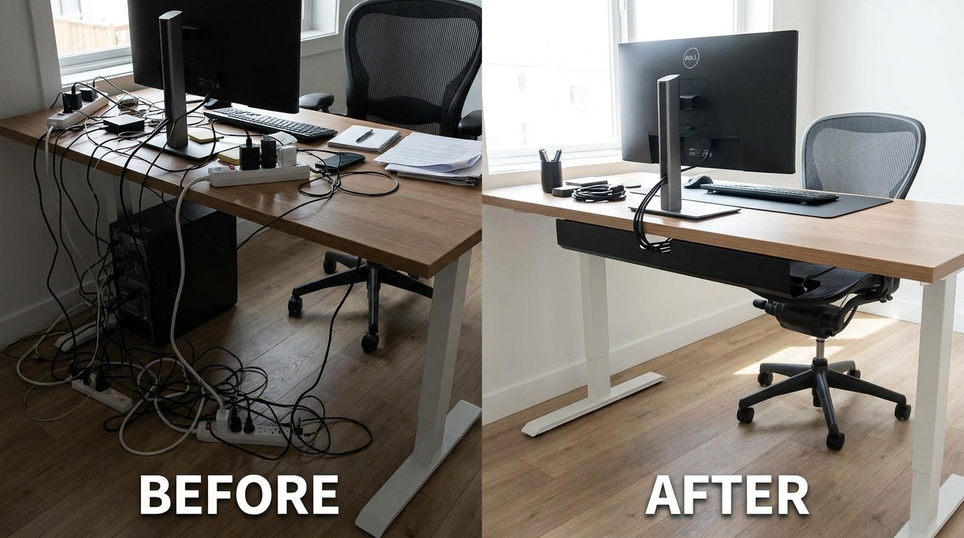 Best Cable Management Ideas: How to Hide Wires and Organize Cables for ...